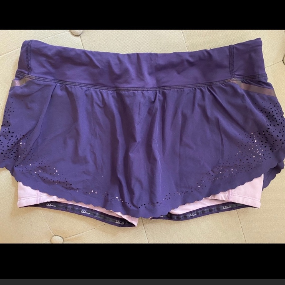 lululemon athletica Purple Skirt Set